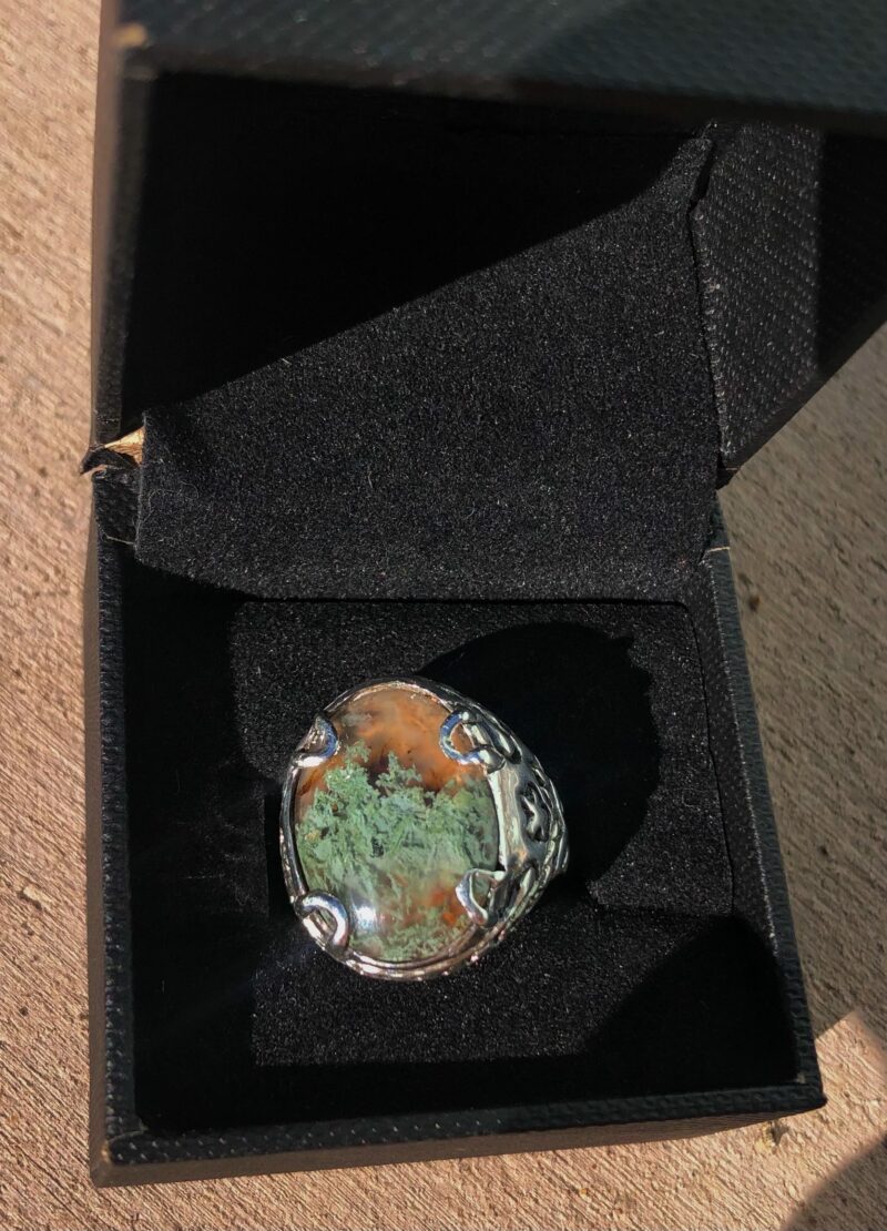 Moss Agate Ring